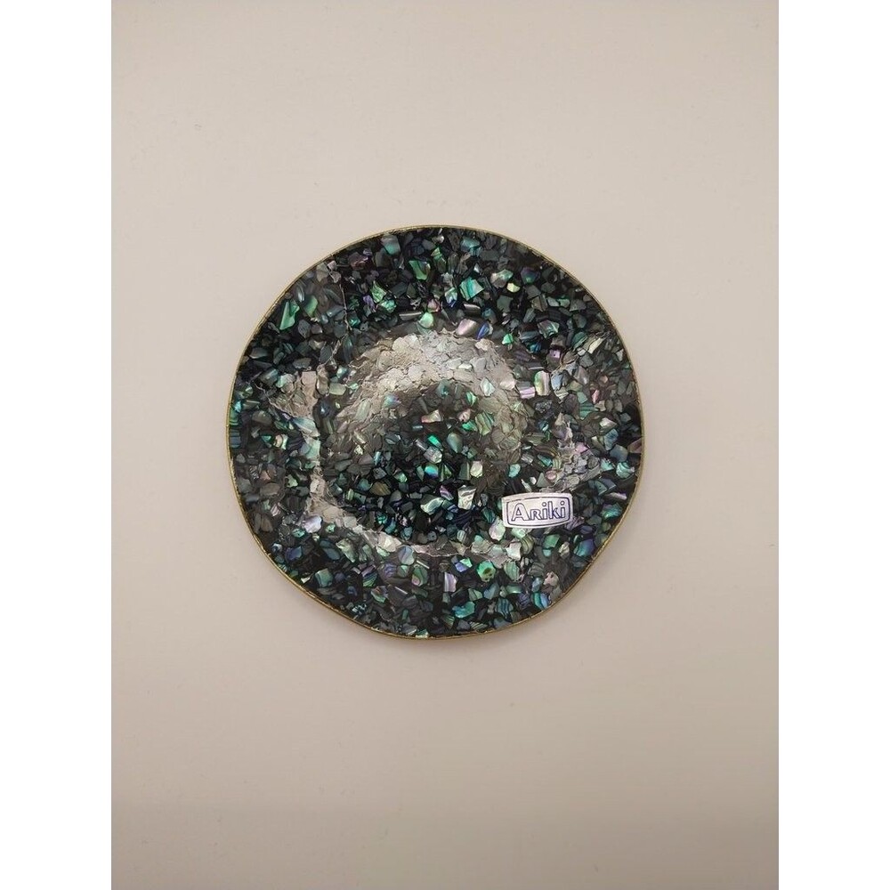 Ariki New Zealand Paua Shell Trinket Dish